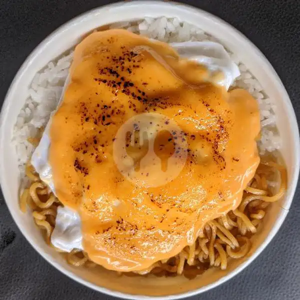 Indomie Goreng Telur Saus Mentai + Nasi | Mentai In, Cideng
