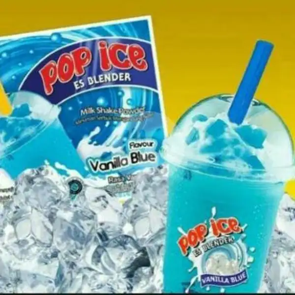 POP ICE VANILLA BLUE | BAKAR & GEPREK 'NO'