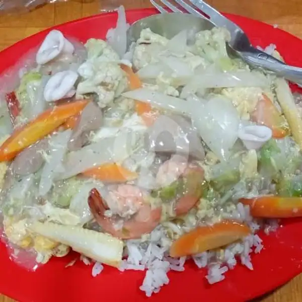 Nasi Siram Seafood | NASI GORENG GILA SIBUNGSU