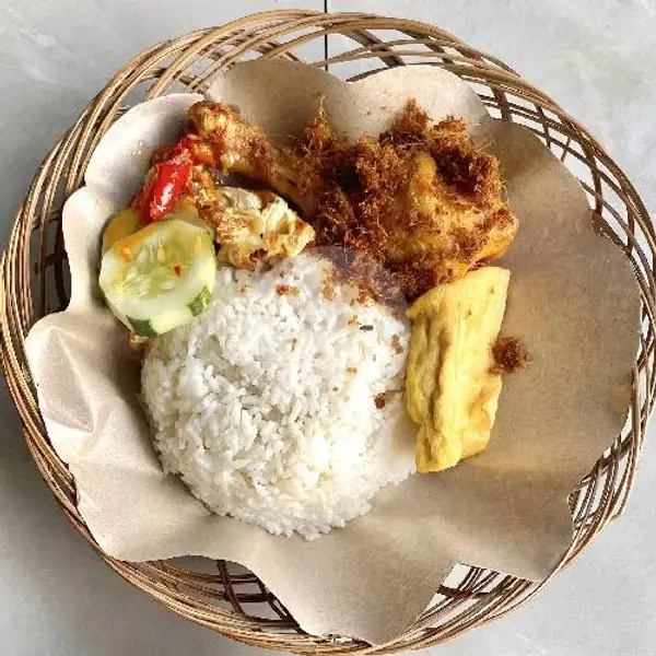 Ayam Laos + Tahu + Nasi | Geprek Ijo