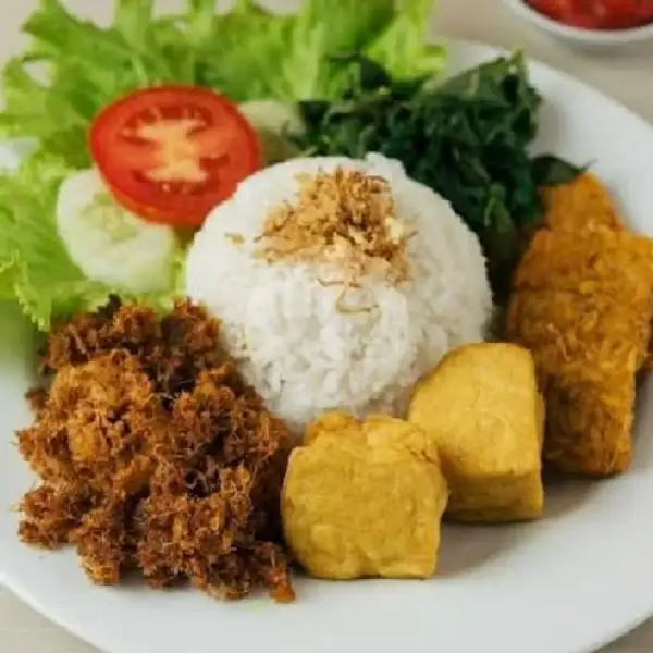 Ayam Kalasan + Nasi | Love Vegetarian, Batam Kota