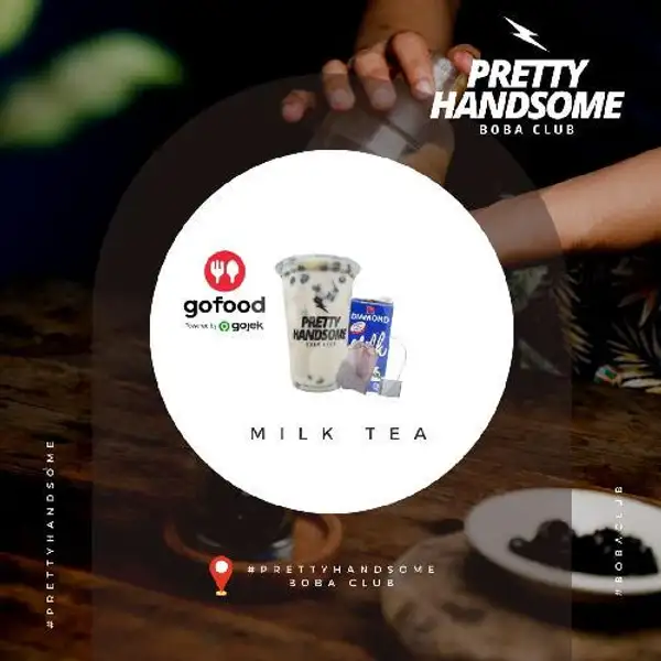 Milk Tea ( Medium ) | Pretty Handsome Boba Club