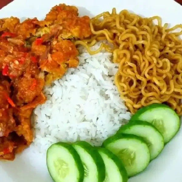 Nasi Ayam Geprek Indomie | Wahyu Aneka Penyetan Dan Snack