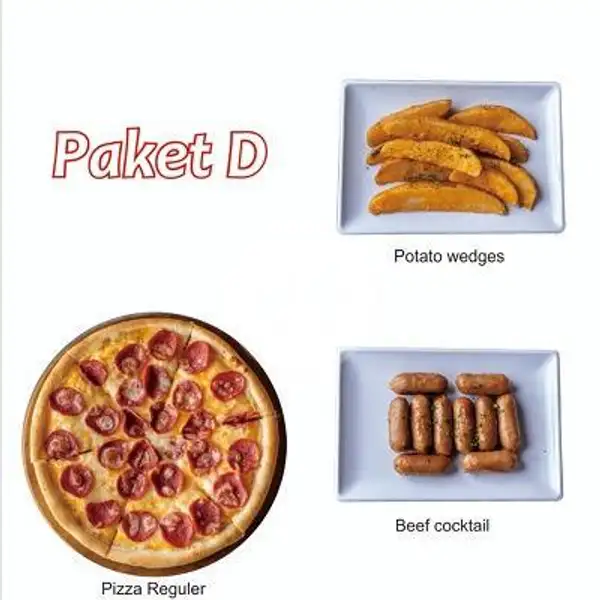 Paket Combo D | Pizza Boxx, Kahfi