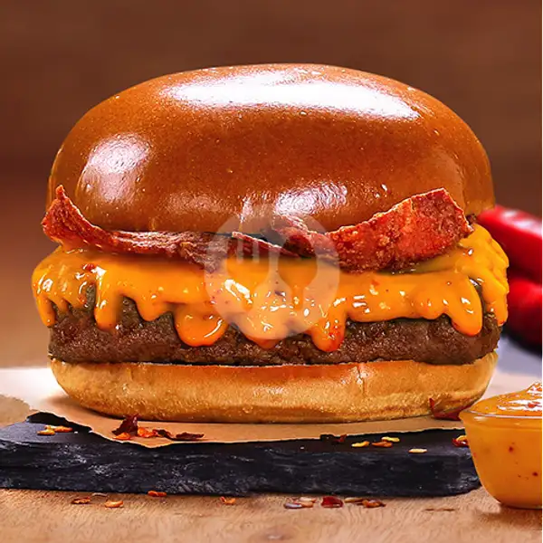 Spicy Cheese Beefanator | Wendy's, Grand Indonesia
