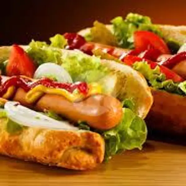 2 Hotdog Veggie | Hotdog Mozarela Kita, Tampan