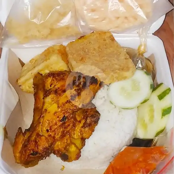 Nasi Ayam Bakar Kremes Free Teh Manis Original | Ayam Kremes Dan Lele Kremes Khansa, Sekip Jaya