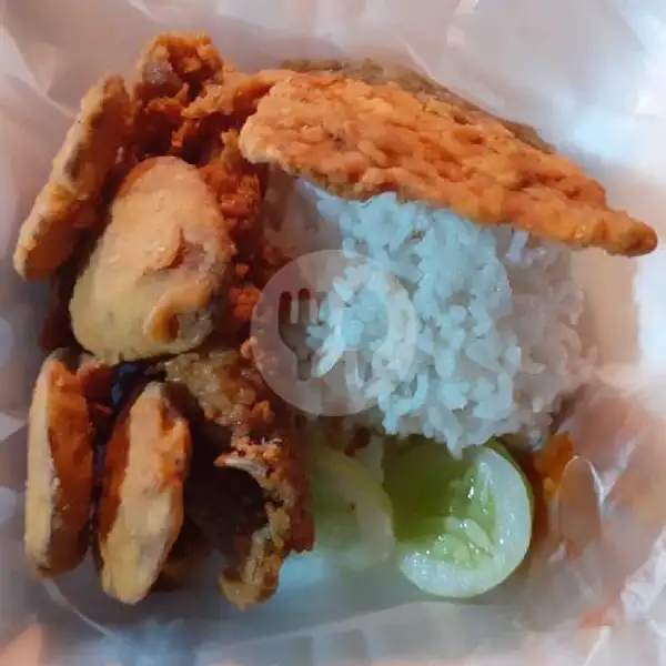 Nasi Ayam Geprek Feat Jengkol Crispy | Ayam Geprek Sunan, Karang Tengah