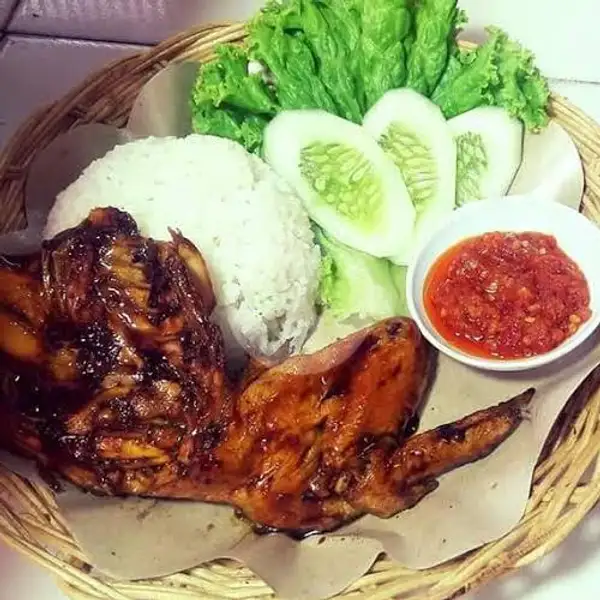 Paket Ayam Bakar + Nasi | Ayam Bakar Mpo Limehh, Mulya Jaya