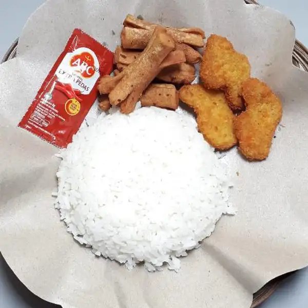 Nasi Nugget Sosis | Warung PS, Ibu Ganirah