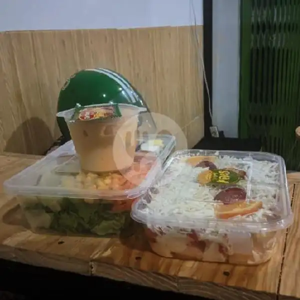 Paket Komplit A (Salad Buah 500ml Dan Salad Sayur) | Salad Box Bali