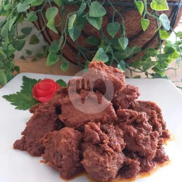 Nasi Rendang Daging | Nasi Padang Sari Rasa (Spesial Ayam Pop & Rendang Daging), Sawojajar