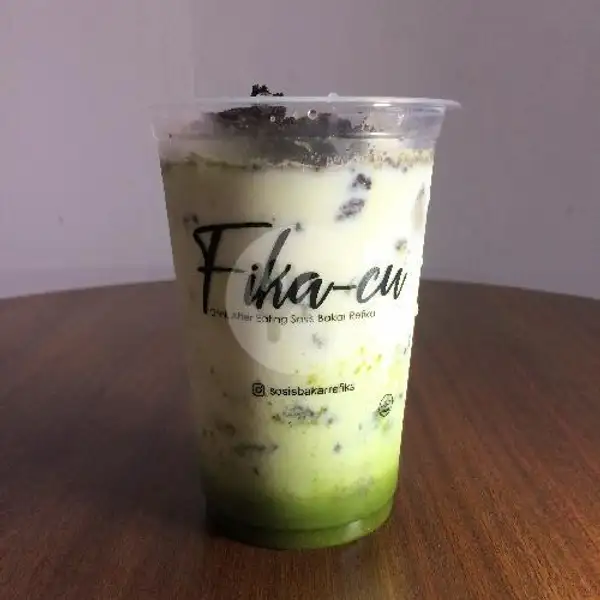 Green Tea Latte | Sosis Bakar Refika, Tapos