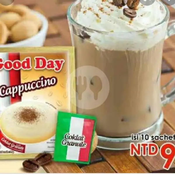es good day cappuccino | Roti Bakar Bandung Putri 88, Delod Peken