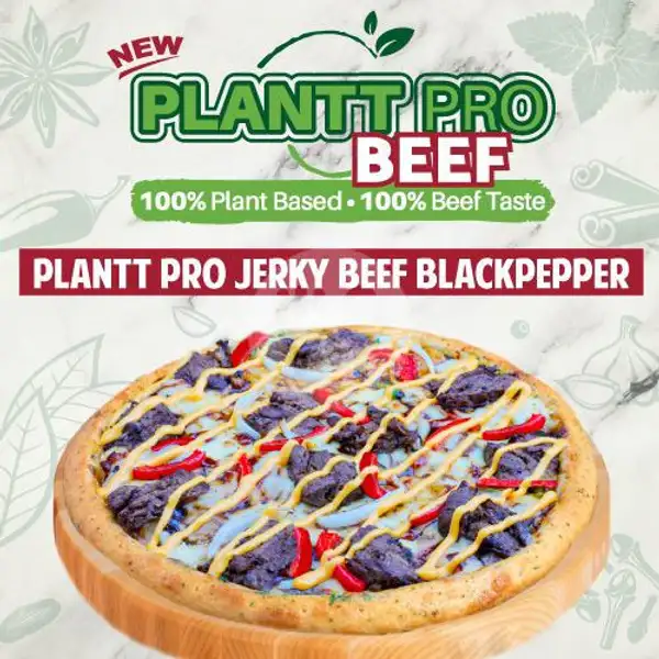 Plantt Pro Jerky Beef Blackpepper | Domino's Pizza, Tlogosari
