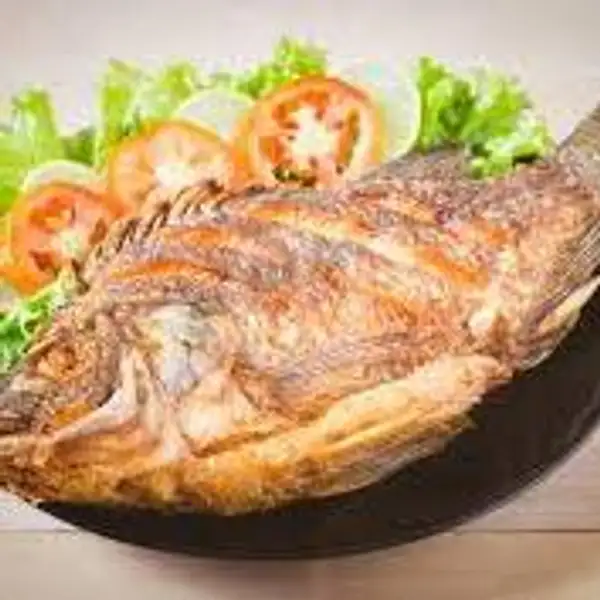 gurame goreng kering | Bandar 888 Sea food Nasi Uduk