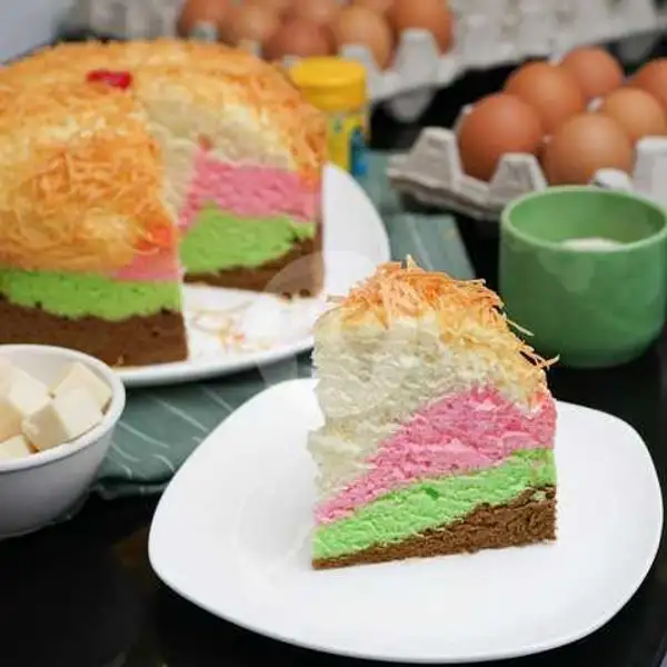 Zebra Cake Pelangi 19 cm | Holland Bakery, Rest Area Karang Tengah KM 13.5