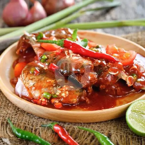 Sarden Masak Pedas+Nasi | Ayam Geprek FJB (Foodies Jaya Batam), Dendang