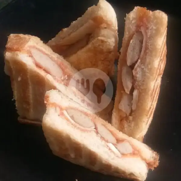 Roti Bakar Spesial Sosis Sapi/Ayam | Chick Ichick Taiwanese Crispy Chicken, Paku Sari
