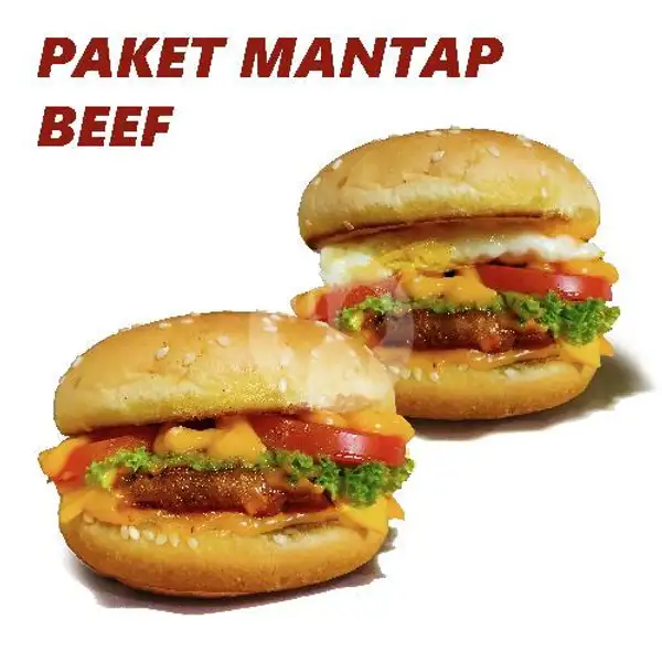 Paket Mantap Beef | Only Burger, Taman Kopo