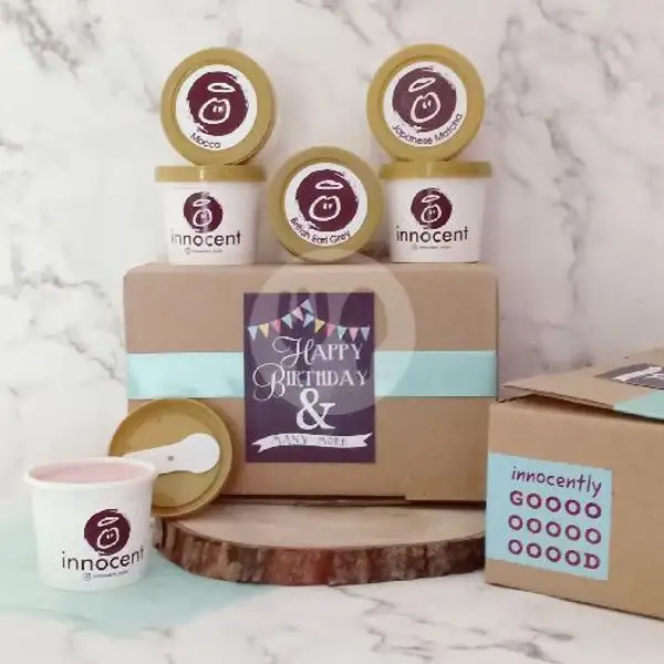 6 cups mixed Gift Box Birthday | Innocent Gelato, kertajaya indah regency