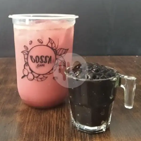 Es Boba Red Velvet | Bossa Cafe, Cilacap