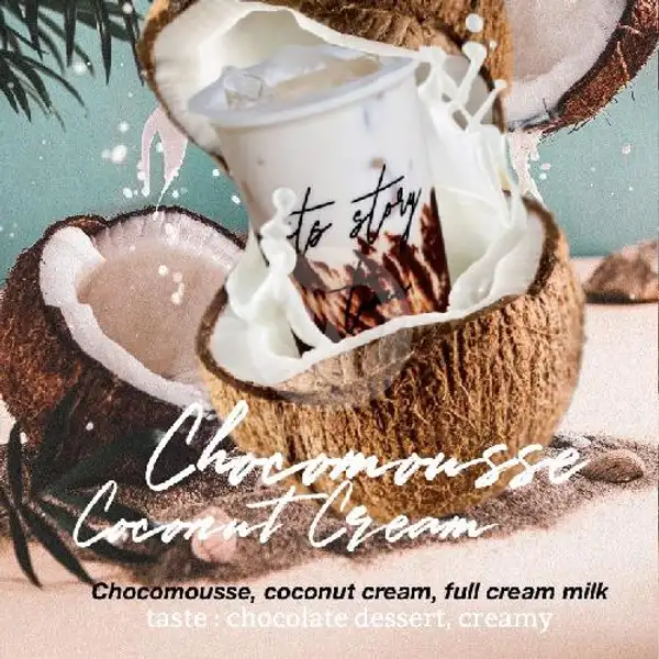 Choco Mousse Coconut Cream | Telur Gulung, Corndog Tee Gart, Kopo