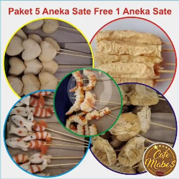 Paket Promo 5 Aneka Sate Free 1 Aneka Sate | Cafe Mabes, Mangga Besar