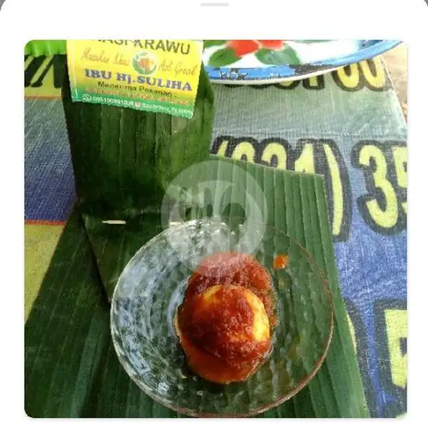 Nasi Krawu+ Telur Bali | Nasi Krawu Hj Azizah, Tambaksari
