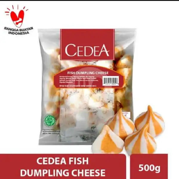 Fish Dumpling Cheese Cedea 500 Gram | Rizqi Frozen Food