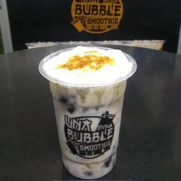 Taro Cheese | Una Bubble & Smoothie, Kebon Gedang 8