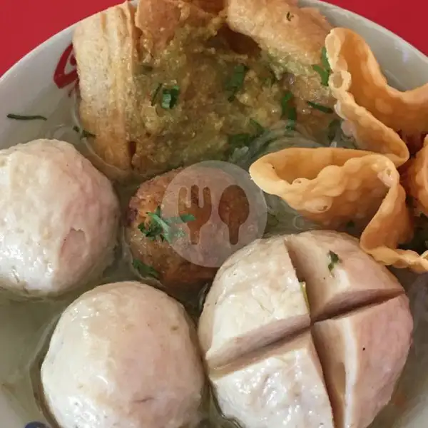 Bakso Ayam Jumbo Komplit | Bakso Pendowo Malang, Sesetan
