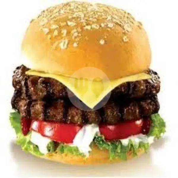 Burger Lada Hitam Premium+friend fries(daging ayam ( | Burger & Roti Bakar Bening, H. Sulaeman