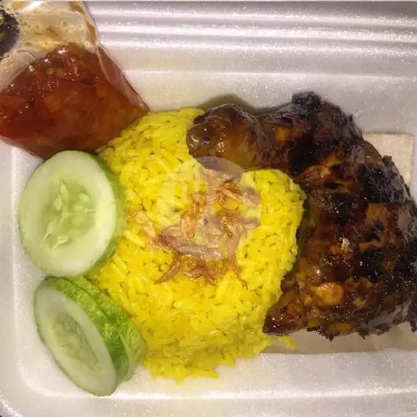 Nasi Kuning + Ayam Bakar | Nasi Kuning, Nasi Kebuli & Nasi Uduk Bang Ardy