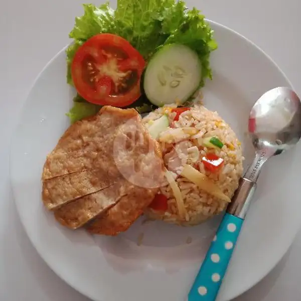 ADB + Nasi Goreng + Es Teh | Ayam Dadar Bandung, Cilacap