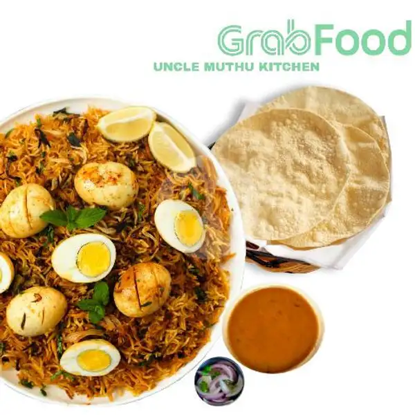 Nasi Briyani/Kebuli Telur Puyuh | Uncle Muthu Kitchen, Sesetan