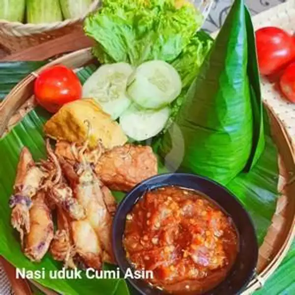 Paket Nasi Uduk Cumi Asi Komplit | Ayam Bakar Dan Ikan Bakar Selera Nusantara, Dapur Nusantara