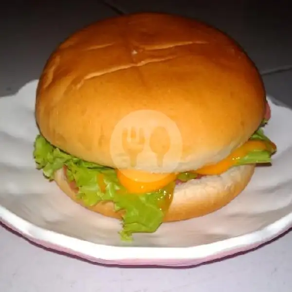 Burger Beef | Es Mie Jelly Chika Chiko, Sawangan