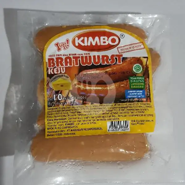 Sosis Kimbo Mini Bratwurst Keju | Rizqi Frozen Food