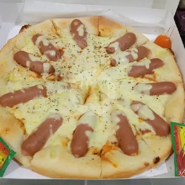 Pizza Big Sossis SZ XL (12 Sossis) | Pizza Ozora, Gundih