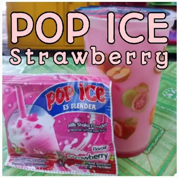 Pop Ice Strawberry | Es Teh Poci Varian Rasa, Cokro