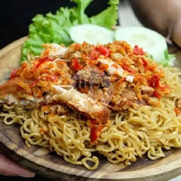 Indomie Dengan Nasi Ayam Geprek Sambal Jeletot Free Kerupuk Udang | GEPREK HOT JELETOT