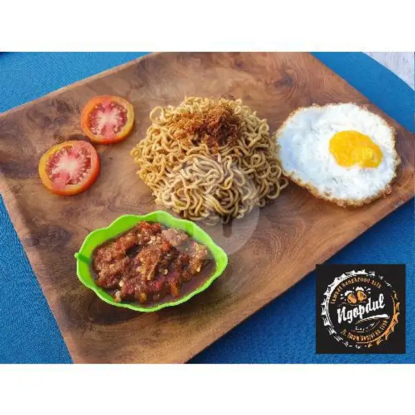 Indomie Goreng / Rebus Telur Pedez | Ayam Goreng Serundeng Cipo Nasi, Bihun, Mie Geprek Ngopdul Coffee, Imam Bonjol