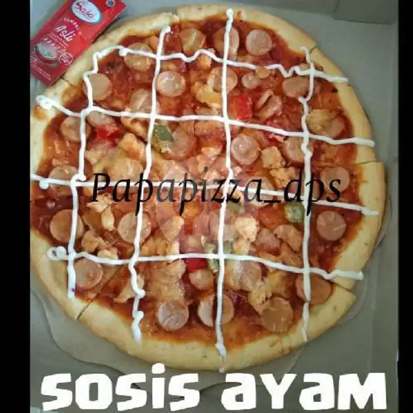 Pizza Sosis Ayam | Pizza Papa, Gunung Batur