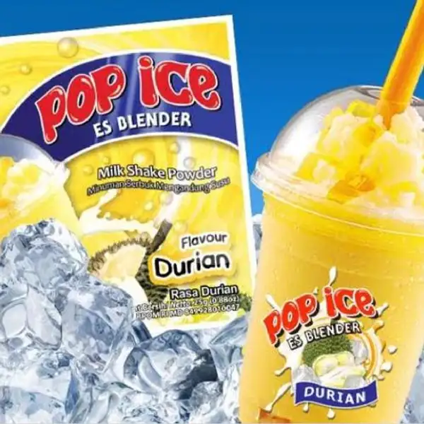 Pop Ice Durian + Toping | POP ICE NENG ETI