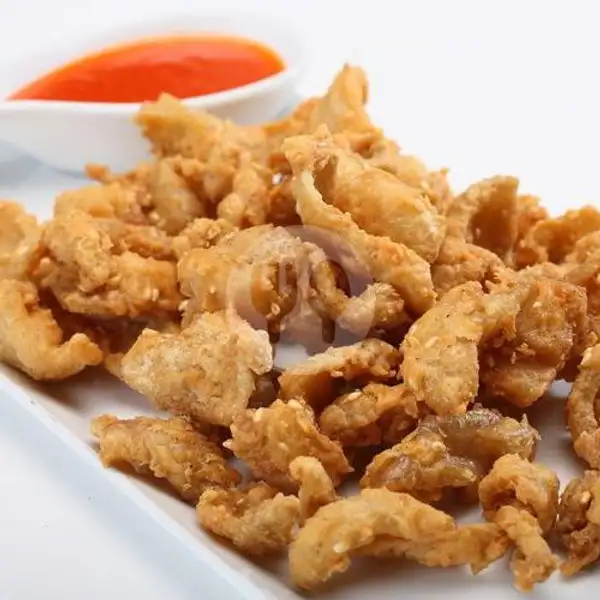Kulit Ayam Crispy Original | Depot Chicken Rania, Lebak Rejo Utara