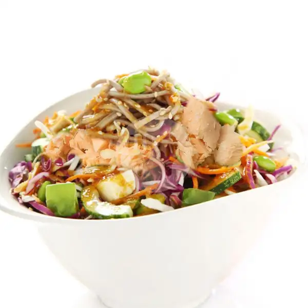 Go Ginza salad with Baked Salmon | SaladStop!, Kertajaya (Salad Stop Healthy)