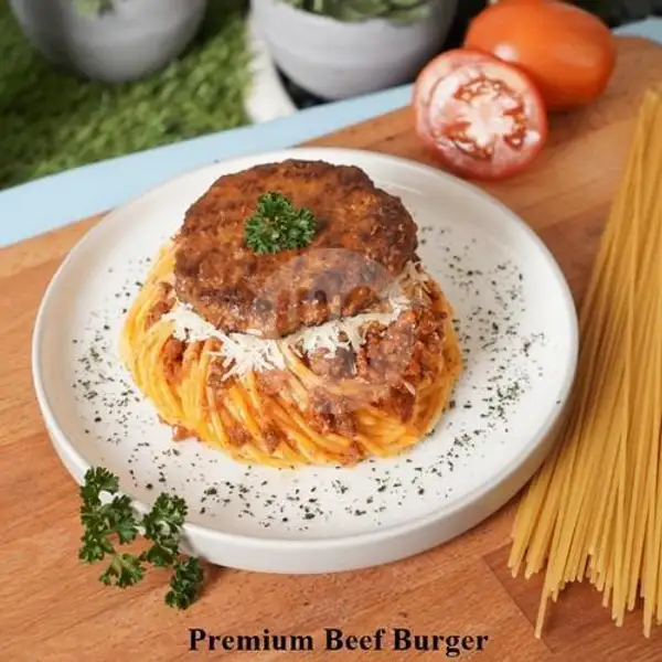Premium Beef Burger Bolognese | Bittersweet By Najla, Depok