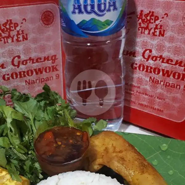 Nasi Ayam Aqua Botol | Ayam Gorowok Asep Tiyen, Murni 3