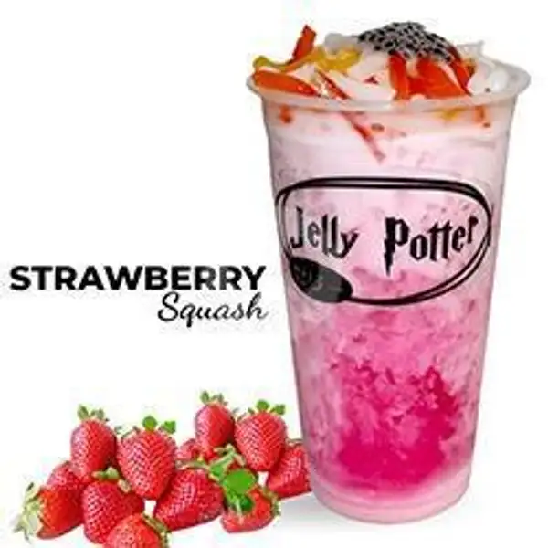 Strawberry Squash | Jelly potter, Harjamukti